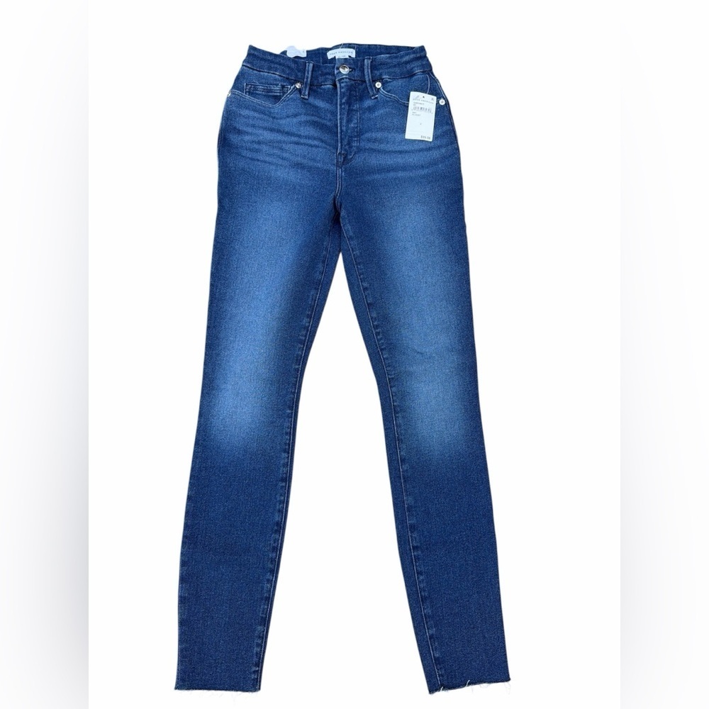 Good American Women's Blue Jeans High Rise